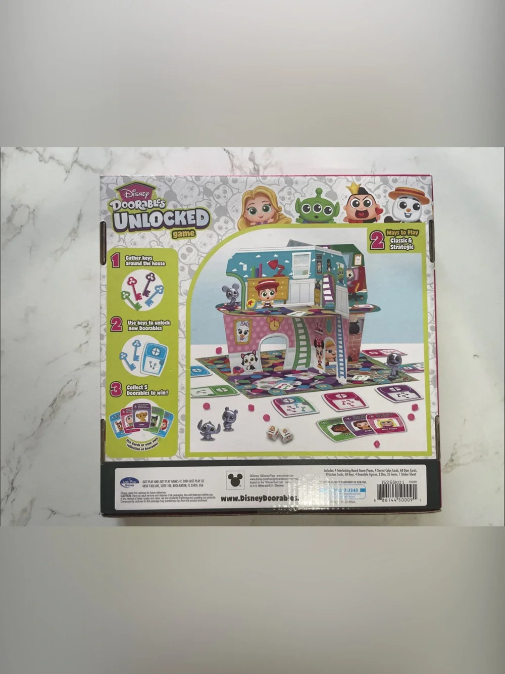 Disney Doorables Unlocked Game - Pink & Green Box